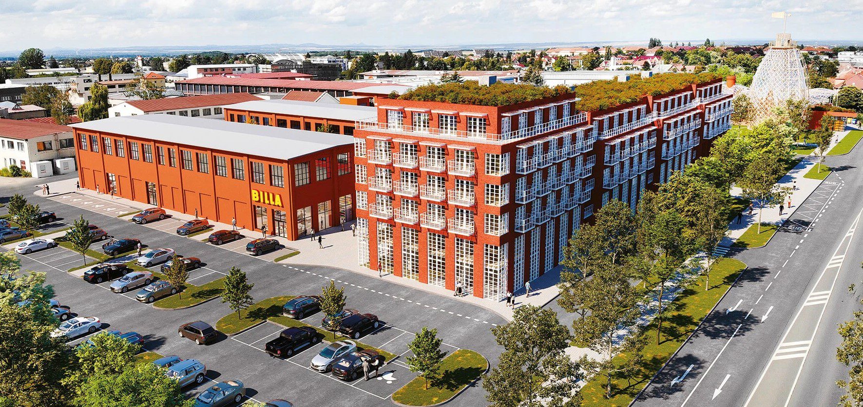 Projekt Nové Kbely je ve výstavbě
